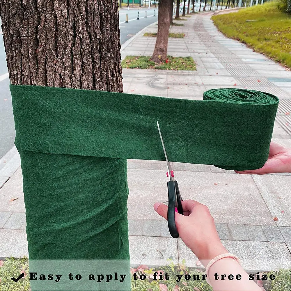 Tree Wrapping Cloth for Landscaping Maintenance, Anti-freeze Tree Wrap, Thick Non-woven Fabric Tree Insulation & Cold-proof Cloth