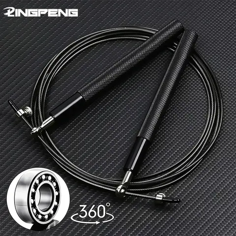 Professional Boxing Skipping Rope, Speed Jump Rope, Jump Ropes for Fitness, Jumping Rope for Fitness Training, Adjustable Rope for Home Gym Workout, Exercise Equipment