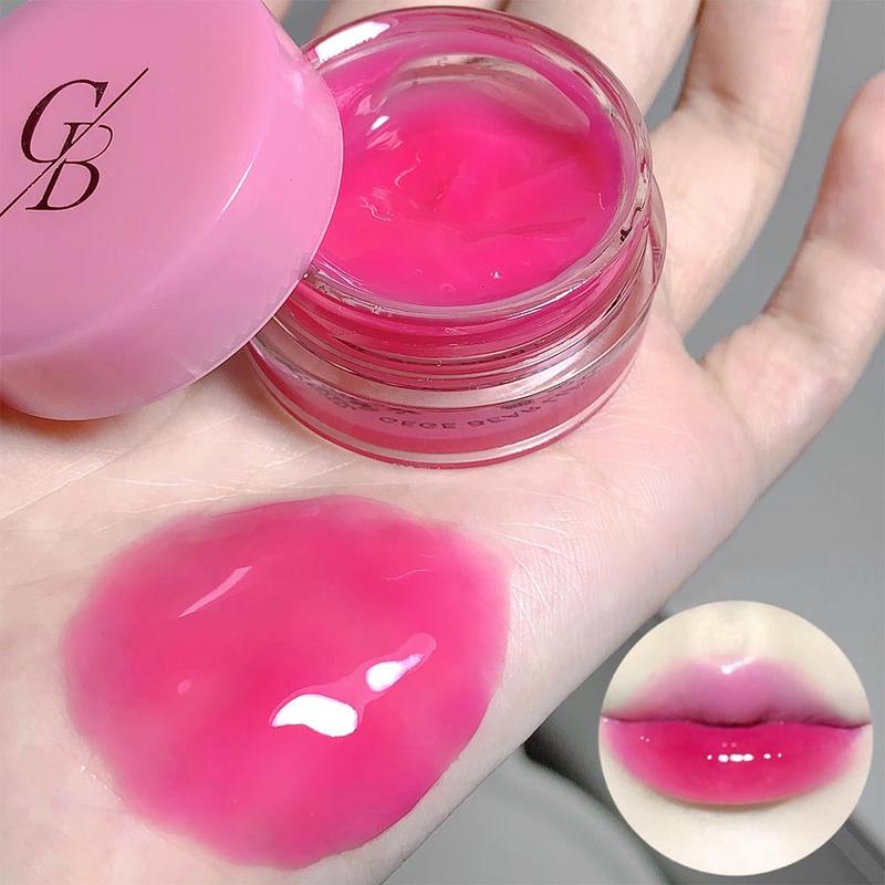 1 Count Moisture Moisturizing Gogo Bear Canned Jam Lip Honey Mirror Jelly Glass Toot Lip Glaze Lip Oil, Makeup