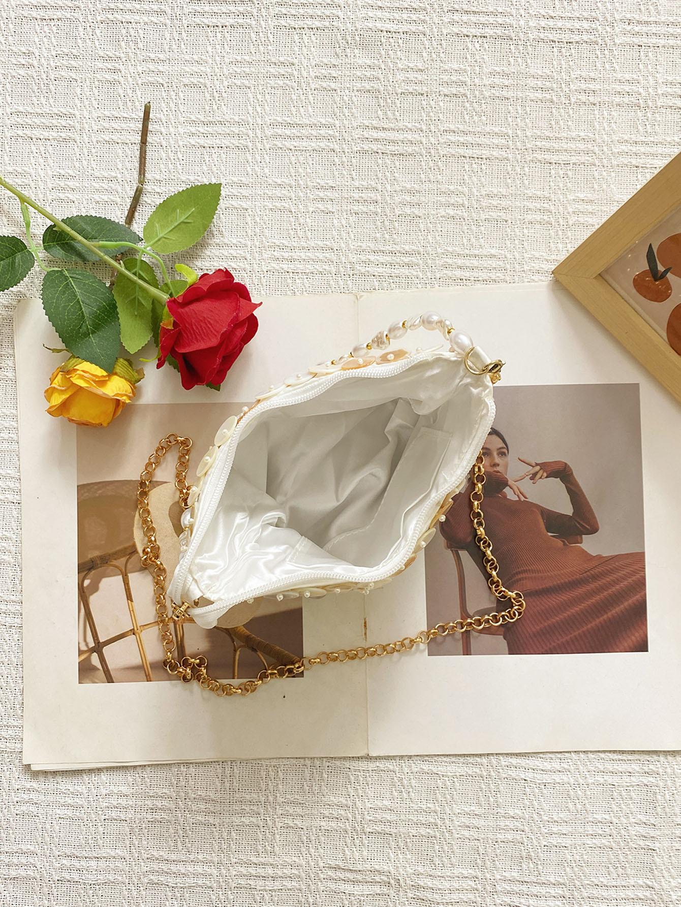 Summer Beach Vacation Handmade Woven Shell Dumpling Bag, Hand-stitched, Exquisite Craftsmanship, Niche Fashion Trend, Handheld Crossbody Bag 2026