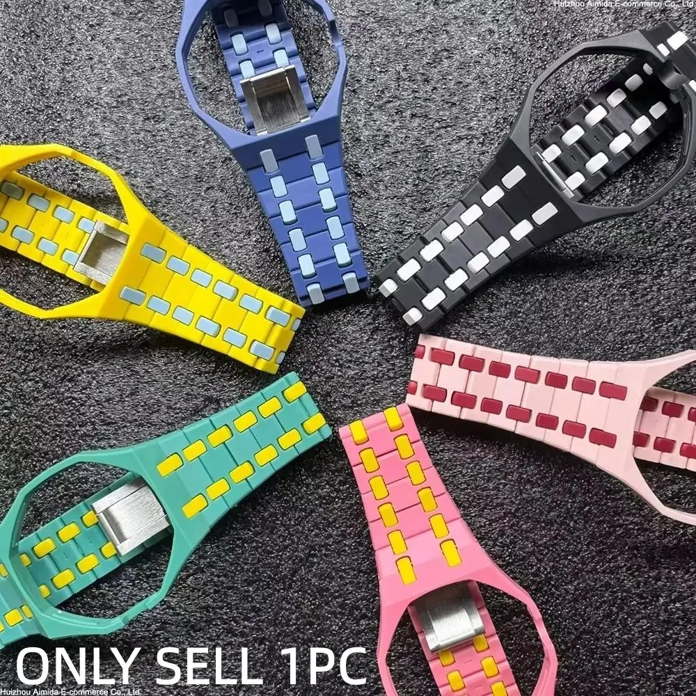 Ceramic Biomaterials Mod Kit For Swatch X AP Royal POP Watch Case And Strap Convert Pocket To Wristwatch Accessories