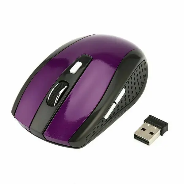 2.4GHz Wireless Optical Computer Mouse – Ergonomic Cordless Mouse with USB Receiver, Adjustable DPI & Plug & Play for PC, Laptop, Office & School