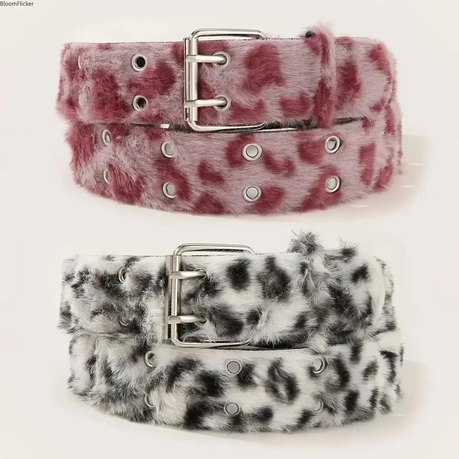 3Pcs/2Pcs/1Pcs Women’s Y2K Leopard Plush Waist Belt, Soft Furry Animal Print Decorative Accessory, Trendy Streetwear Waistband, Stylish Belt for Festival Outfits, Parties & Alternative Alt Fashion Looks