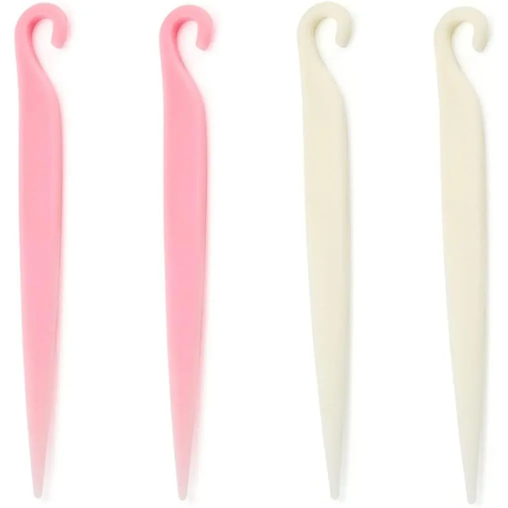 4 Pack Cake Stripping  Scraper Cookie Demoulding  Release Cakes from Metal Pans Plastic Butter Cream Scrapers for DIY Baking Bakeware Bakery Kitchen Gadgets