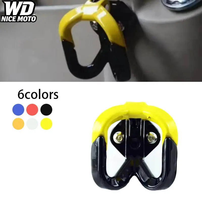 Wd Nice Moto Motorcycle Helmet Hook Holder, Double Hook Luggage Bag Hangers, Aluminum Alloy, Motorcycle Hooks Accessories