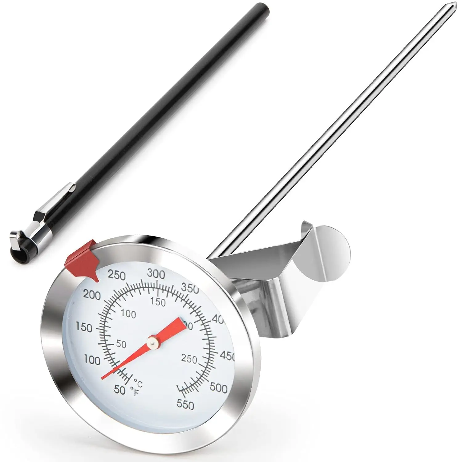 Candy Thermometer Cooking Thermometer with  Read Dial Meat Thermometer for Cooking Candy Deep Fry Oven by