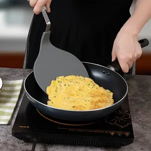 Large Non-Stick Pancake and Steak Turner, Multi-Functional Metal Spatula, Ideal for Flipping Eggs and Pizza, Perfect for Home Cooking and Restaurants