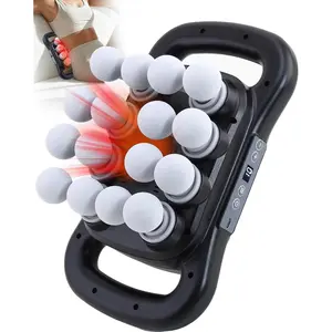 16-Head Massage Gun, Deep Tissue Percussion Massager with 9 Modes & 9 Intensities, 2600mAh Battery Back Massager for Pain Relief Deep Tissue for Muscle Pain Relief in Back, Legs, Shoulders