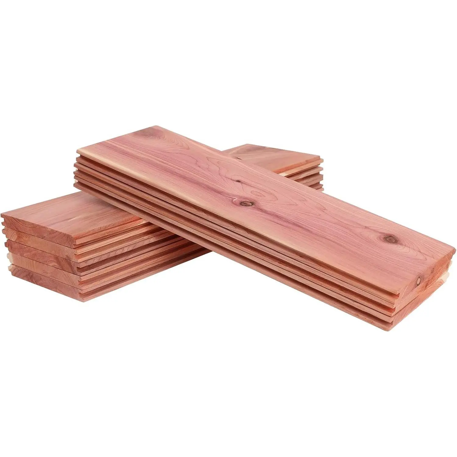 Cedar Closet Liner Planks, Set of 8 Drawer Liners, Tongue and Groove, Aromatic Cedar Wood Panels for Clothes Storage, 11.5 x 4 x 0.4 Inches