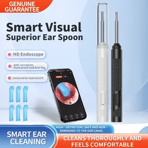 Visible Ear Wax Removal Spoon Camera WiFi Connection, Innovative Hearing Aid Tool, Easy-To-Use Device for Enhanced Comfort