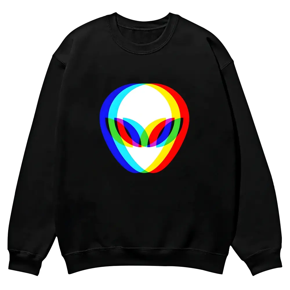 90s Graphic Crewneck Sweatshirt Men’s Funny Graphic Pullover Vintage Streetwear Oversized Sweatshirt Men Casual Vacation Outfit Long Sleeve Top