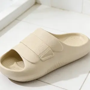 BDHJYDB Summer Men's Thick Sole Non-Slip Odor-Resistant Slides, Premium Wear-Resistant, Home Outdoor Dual Use Sandals
