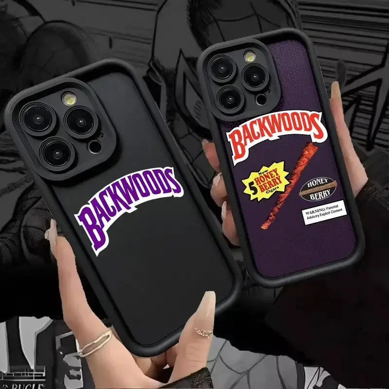 B-Backwoods Logo Phone Case for iPhone 17 16 15 14 13 12 11 Pro Max Plus Silicone Shockproof Case