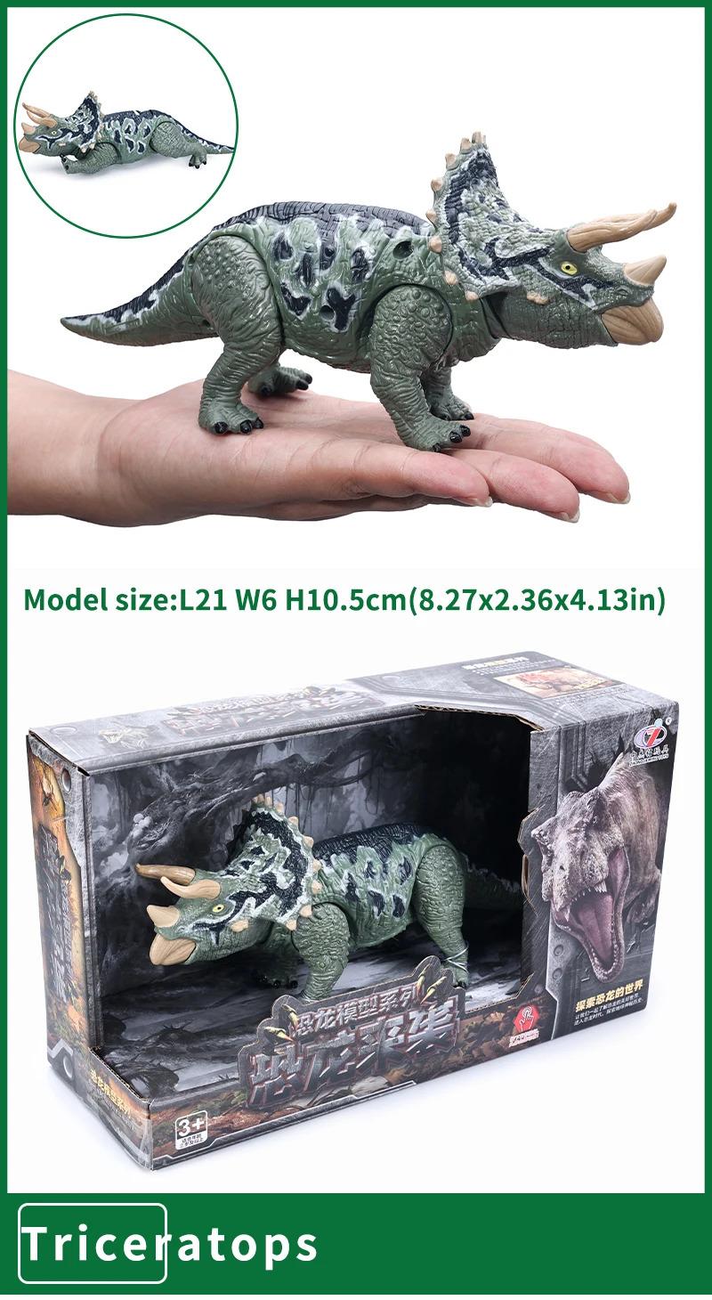 Jurassic dinosaur model Tyrannosaurus rex toy Action figuren Transforming Triceratops children's gift