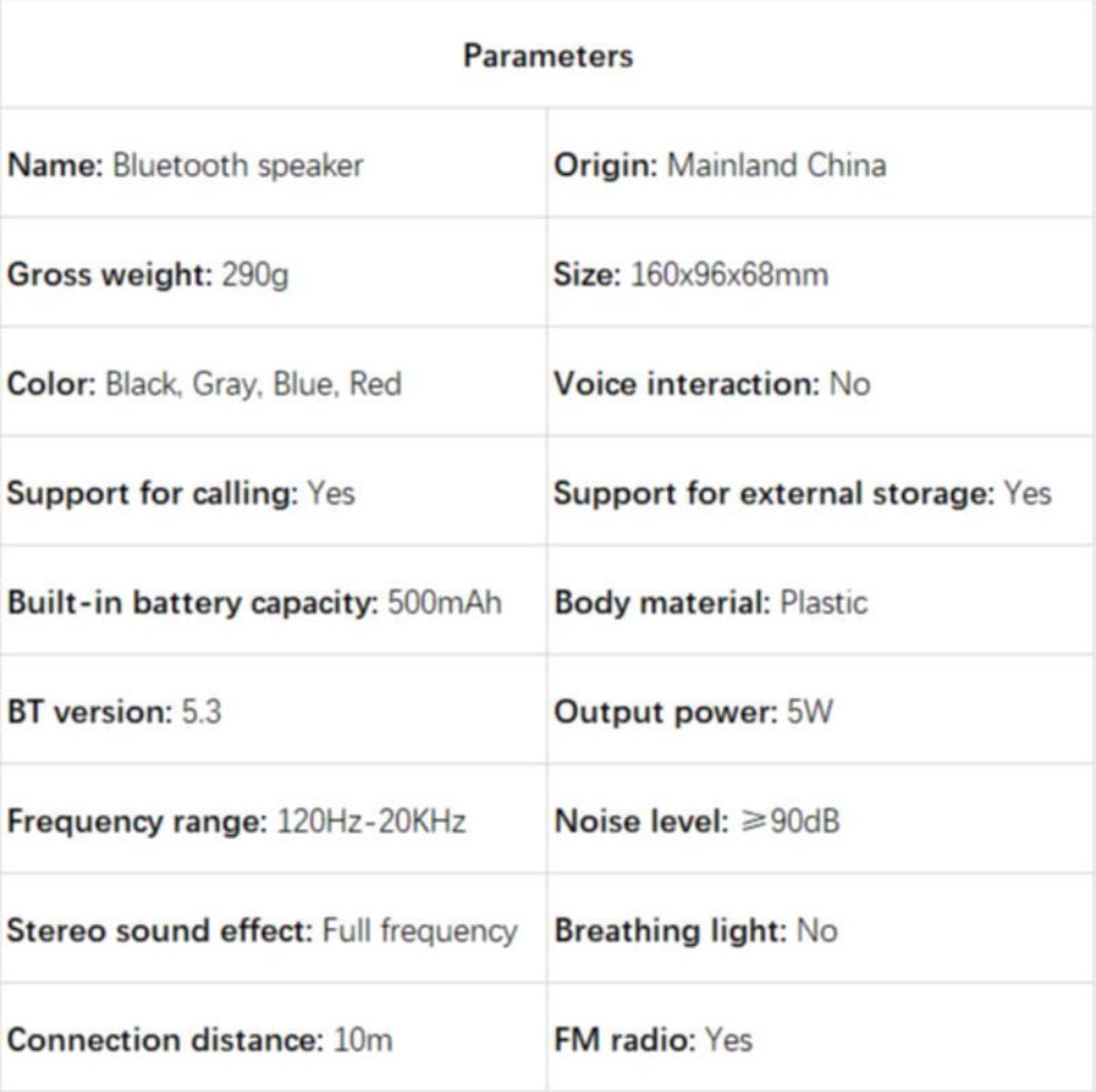 Wireless Portable Bluetooth Speaker, FM Radio Waterproof TWS Subwoofer, Mini Outdoor Loudspeaker Bass Sound Box for Bicycle Cycling, Weatherproof Music Speaker