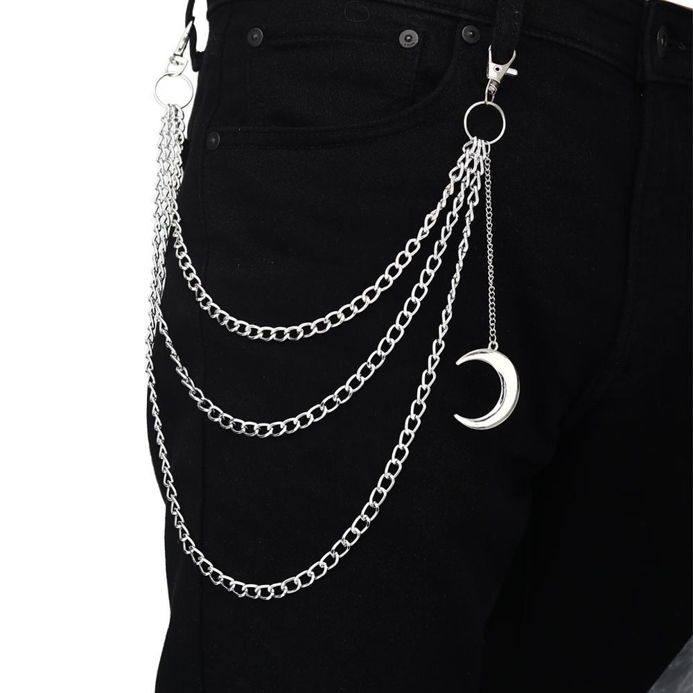 Punk Pants Chains Belt Chain for Man Women Jean Trousers Chains  Goth Jewelry Gothic Emo Scene Accessories