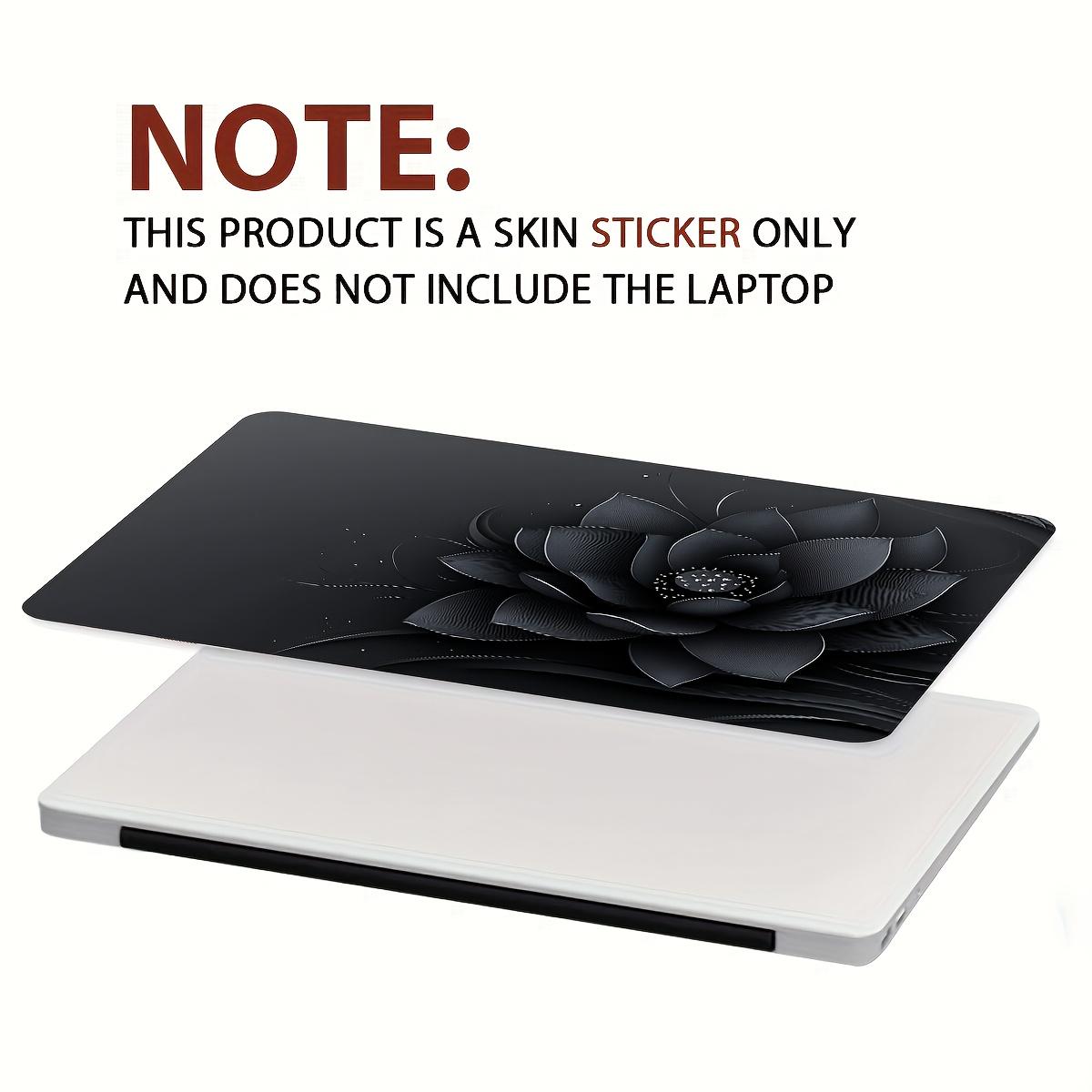 Lotus Pattern Laptop Sticker, Self Adhesive DIY Decorative Decal, Fashionable Laptop Decorative Sticker for HP, Dell, Lenovo, Apple, ASUS Laptop