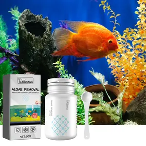 Yegbong Fast Green Water Treatment, Premium Fish Tank Moss & Algae Cleanser Powder for Fresh & Saltwater
