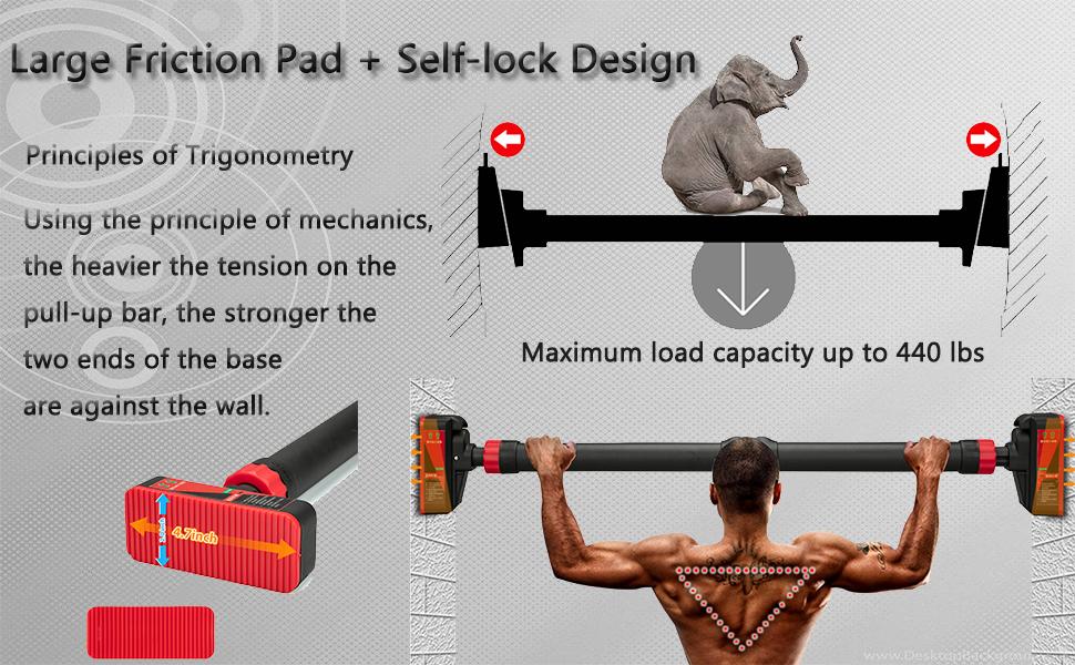 Pull Up Bar for Doorway, Strength Training Upper Body Workout Chin Up Bar with Level Meter and Adjustable Width No Screw Installation for Home Gym Exercise Fitness Pull Up Bar for Doorway, Strength Training Upper Body Workout Chin Up Bar with Level Meter and Adjustable Width No Screw Installation for Home Gym Exercise Fitness