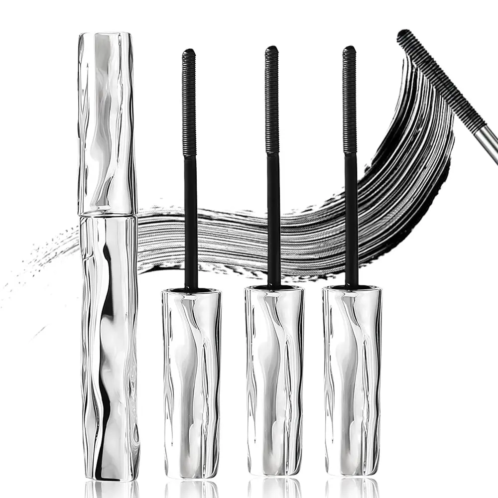 Waterproof Metal Wand Mascara 2026 New, Quick-Drying Formula, Volumizing Curl, Lengthening, 3D Natural Lash Definition (Beauty & Personal Care Makeup Tool)