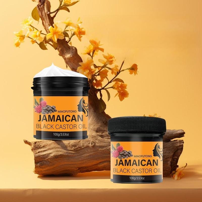Jamaican Castor Oil, Moisturizing Hair Oil Treatment for Eyelashes & Eyebrows, Hair Care & Styling Product for Women & Men