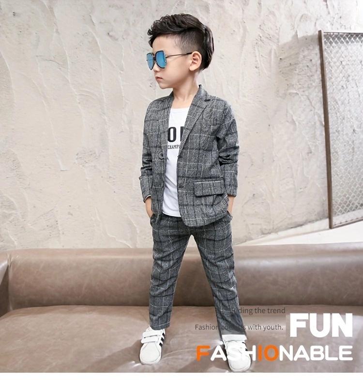 2024 New Trendy Autumn Outfit for Boys, Stylish Casual Suit for Older Children.