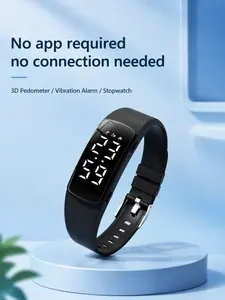 FASSUN Unisex Waterproof Sports Watch, Fitness Wearable: Features 24-hour step tracking, stopwatch, calorie tracking, vibration alarm. With IP68 water resistance, suitable for swimming—a must-have for sports enthusiasts