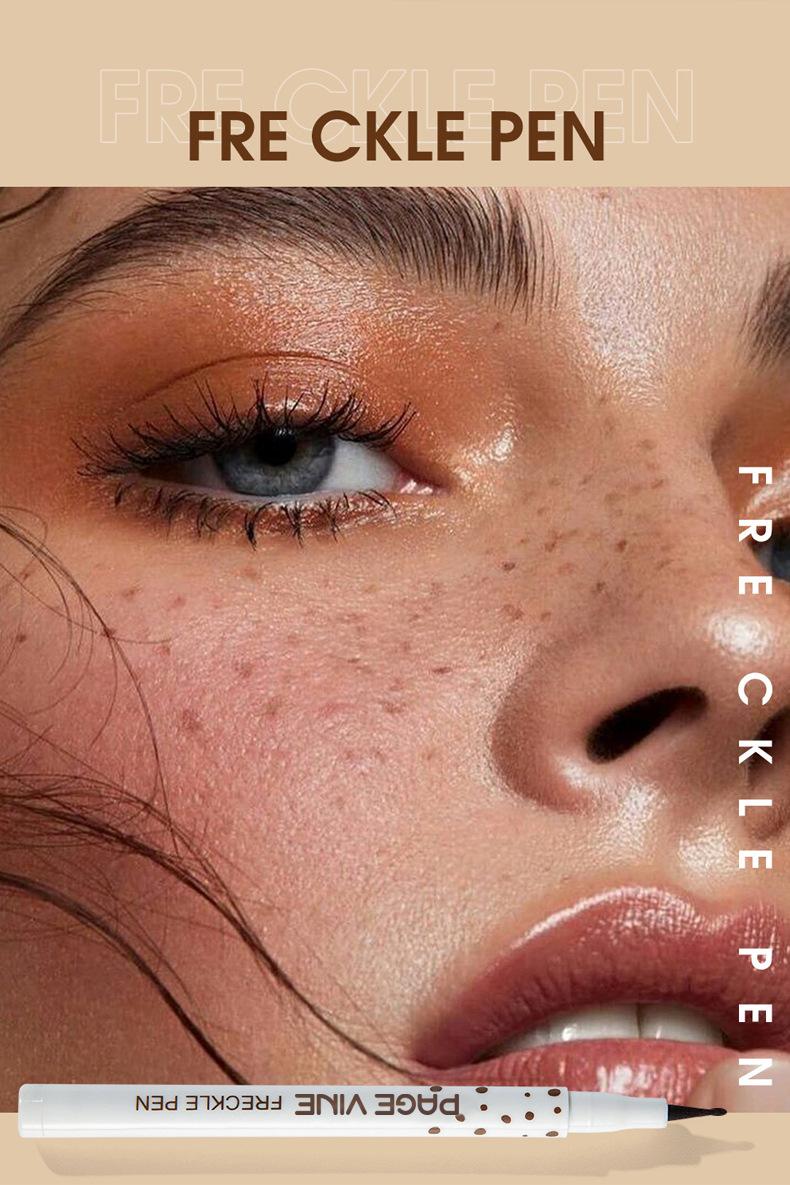 PAGE VINE European and American   natural realistic pigmented makeup freckle pen that doesn't fade easily