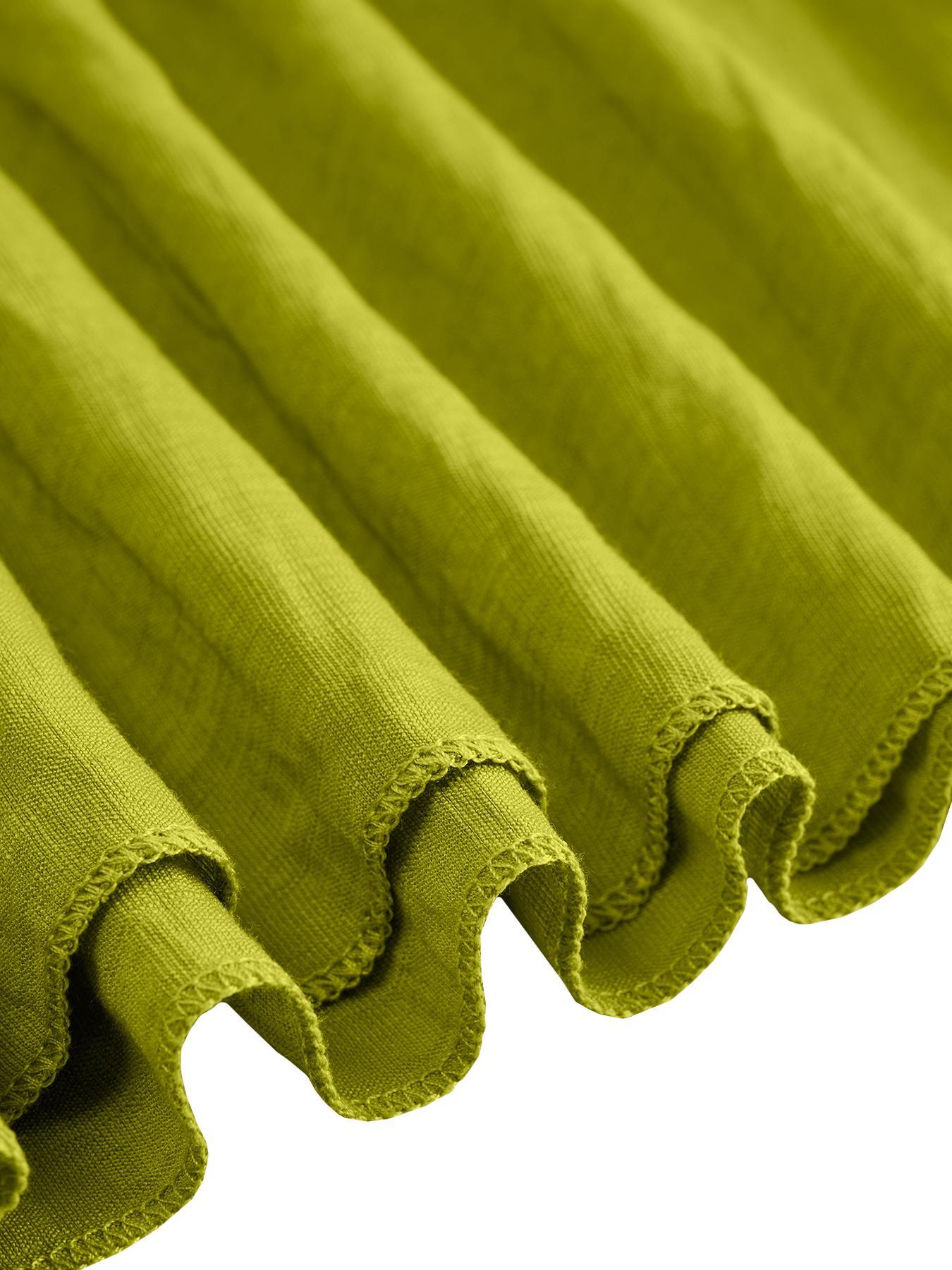 Aliling Elegant Women Dress Waist Shirred Knit Long Dresses V Neck Short Sleeve Slim Fitted Solid Female Bodycon Casual Daily Wear Clothing