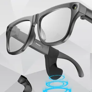Ai Smart Glasses 10mp Video Recording 720p, Local Storage 128mb, Bluetooth-compatible Calling, Photo & Voice Assistant, Ai Translation