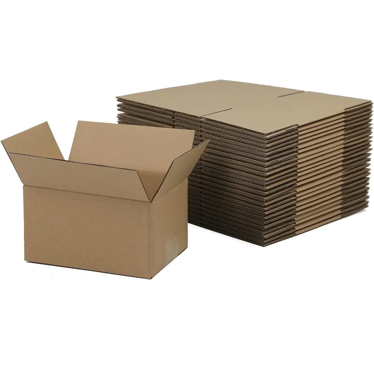 7x5x4 Inches Brown Corrugated Cardboard Shipping Boxes for Small Business, 25 PackGift
