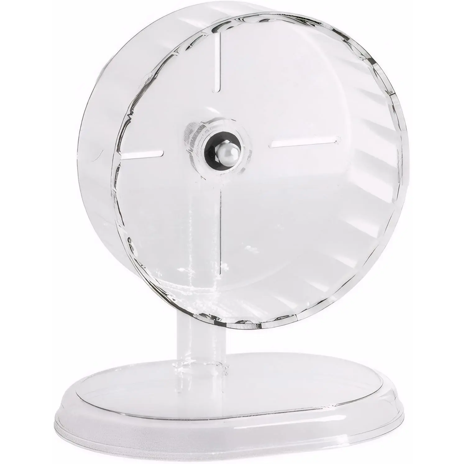 Syrian Hamster 7-in Running Wheel, Silent Operation, Anti-Skid Base, Height-Adjust, Easy-to-Clean Design