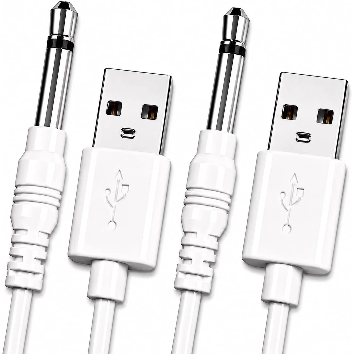 (2 Pack)  Charger –   USB  | 2.5mm DC Charger Cord