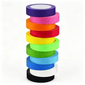 11 Assorted Color Painters Tape Rolls, 825 Feet x 1 Inch Each, Multipack Craft Masking Tape for Arts, Labeling, Coding, Kids Art Supplies, Color Coding Organization, Decorative Projects, Reusable Adhesive Tape Alternative for School & Home Crafts