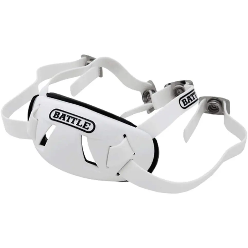 Shell Football Chin Strap |   Adjustable youth size fit, Hand wash with mild soap and cold water, Air-dry at room temperature only, Do not machine dry