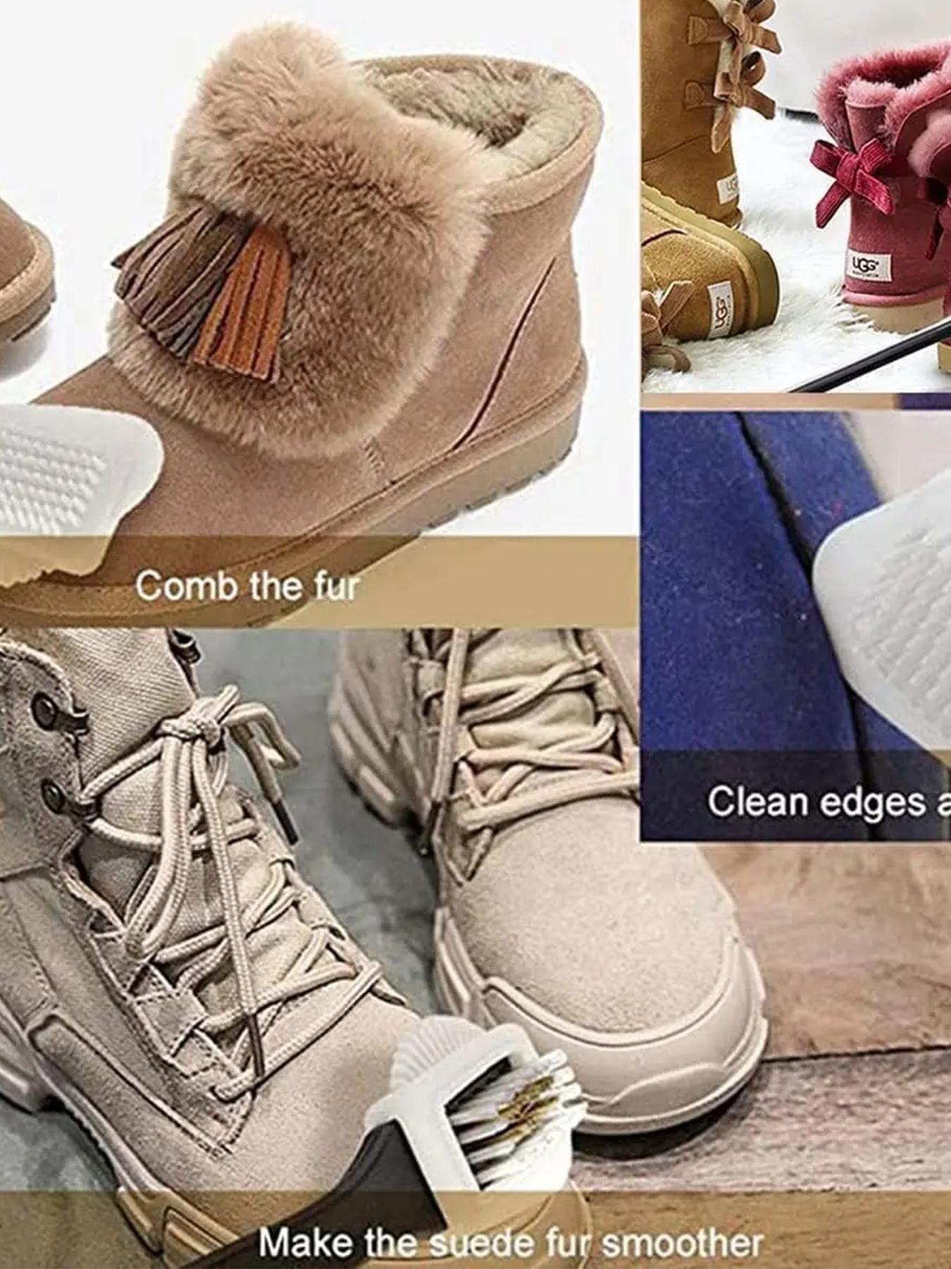 Suede Cleaning Shoe Brush, Multifunctional Shoe Brush, Household Cleaning Tool for Shoes, Boots, Bags, Clothes