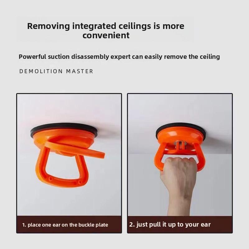 Large suction cup tool for disassembling and assembling integrated ceiling aluminum panels, tile and glass suction cup, Car Dent Puller Kit