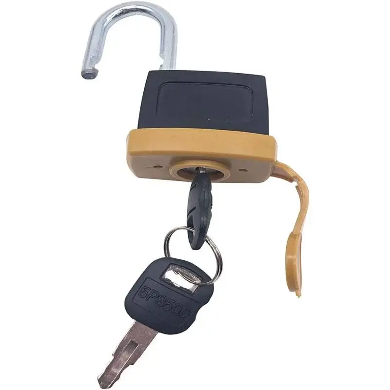 FridayParts 10 Pieces Padlock 246-2641 With Keys for Caterpillar CAT Engine 3406C 3508B 3512 Loader 216 216B 226B 228 236 236B 242B 248 268B