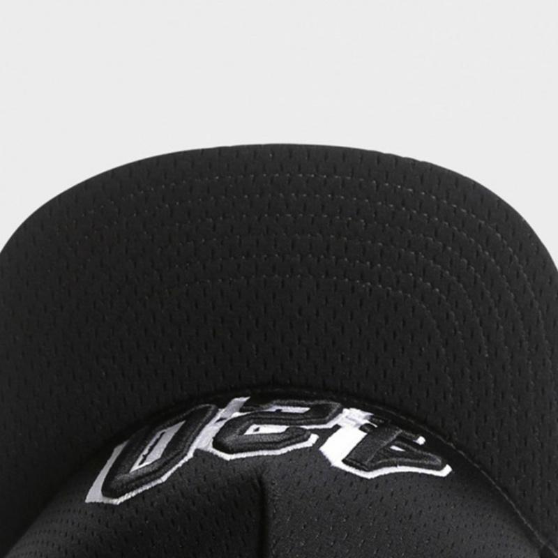 2026 New Outdoor Sports Quick-Dry Breathable Baseball Cap with Letter 420, Adjustable Black Flat-Brim Cap