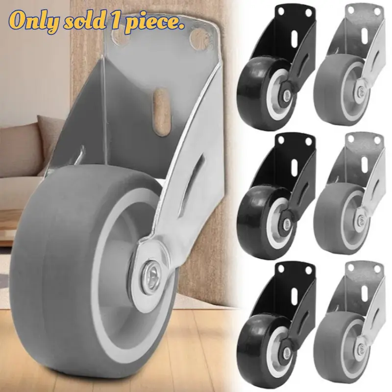 Door Bottom Support Wheel Door Droop Pulley Door Bottom Support Wheel Door Load Bearing Heavy Duty Wheel Metal Hardware Parts 60*50*20mm Return Wheel