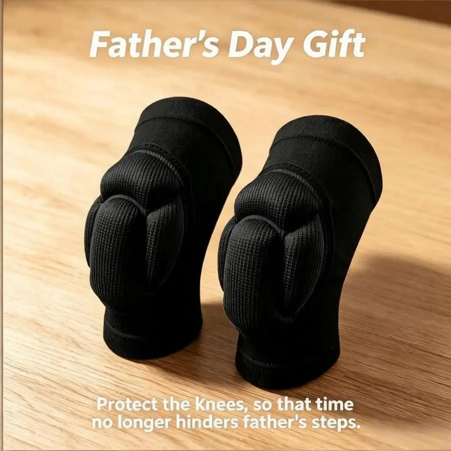 Father's Day Gifts for Dad - Knee Joint Support Protective Gear, Non-Slip Breathable Padded Kneel Pad for Pain Relief (Gardening, Working, Sports), Padded Kneel Pad Protective Gear