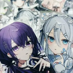 4 Pcs/set New Nightcord Lomo Card Yoisaki Kanade,Asahina Mafuyu 3 Inches Photocard Postcard Fans Friends Decorate Cosplay Gift