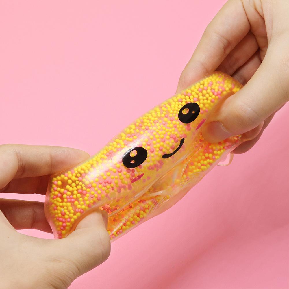 Random Color Octopus Shaped Squeeze Ball, Cute Luminous Squeeze Toy, Stress Relief Toy For Adults, Kawaii Squishies