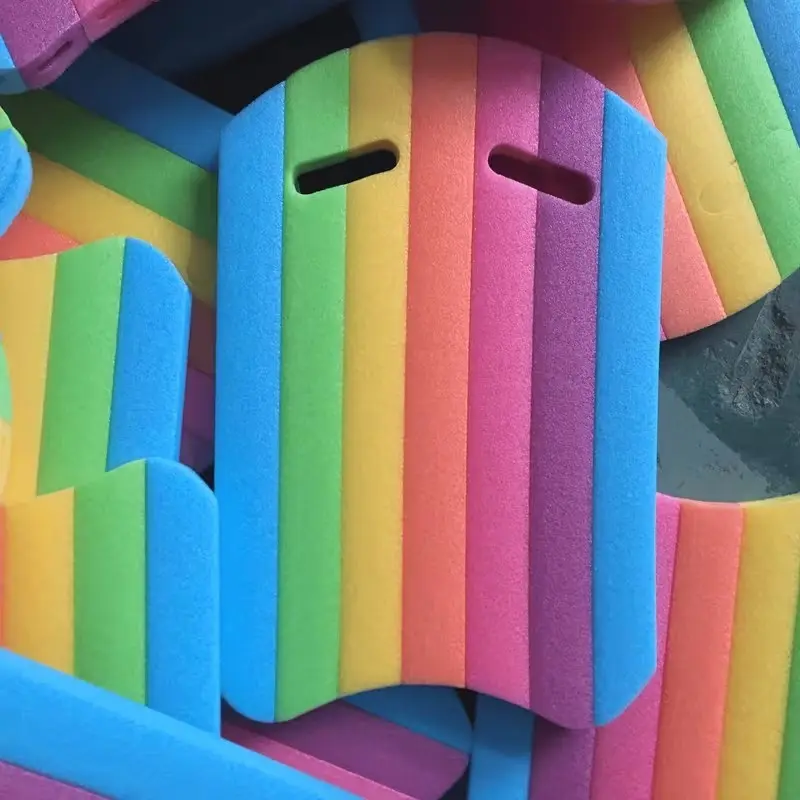 Rainbow Epe Float Board, Thick Anti-Slip Design, Ideal for Kids & Adults, Swimming Training Aid, Pool & Beach Water Play Equipment