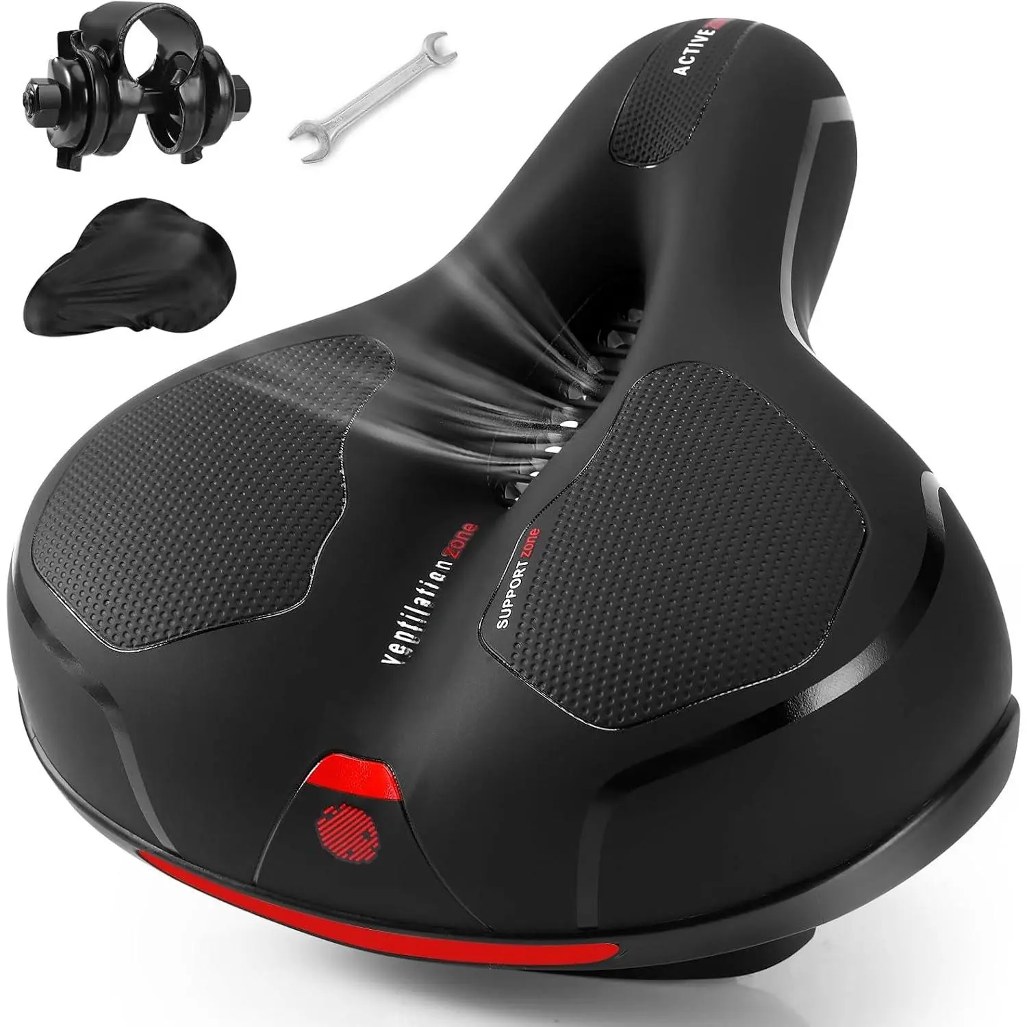Seat Saddle for Men Women Comfortable  | Mountain road ebike saddle for men women, comfortable  seat  with easy install. NOT cushion overlay