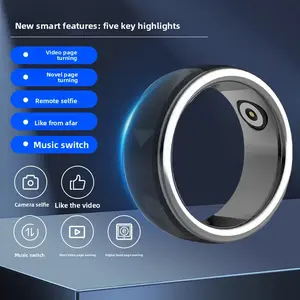 Smartphone Bluetooth Ring - A magical device for watching TikTok videos, high-tech photography ring, compatible with Android and iOS, portable Bluetooth remote control, a substitute for selfie stick, used for video recording and music playback switching