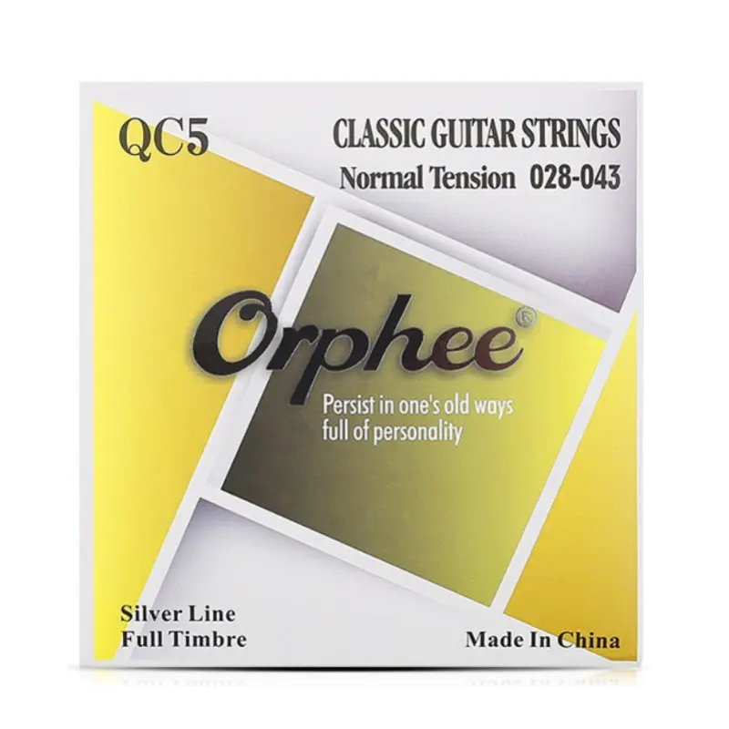 Orphee Q5cq Series Classical Guitar Strings, Size 28-43, High-Quality Acoustic Guitar Strings, Durable & Reliable