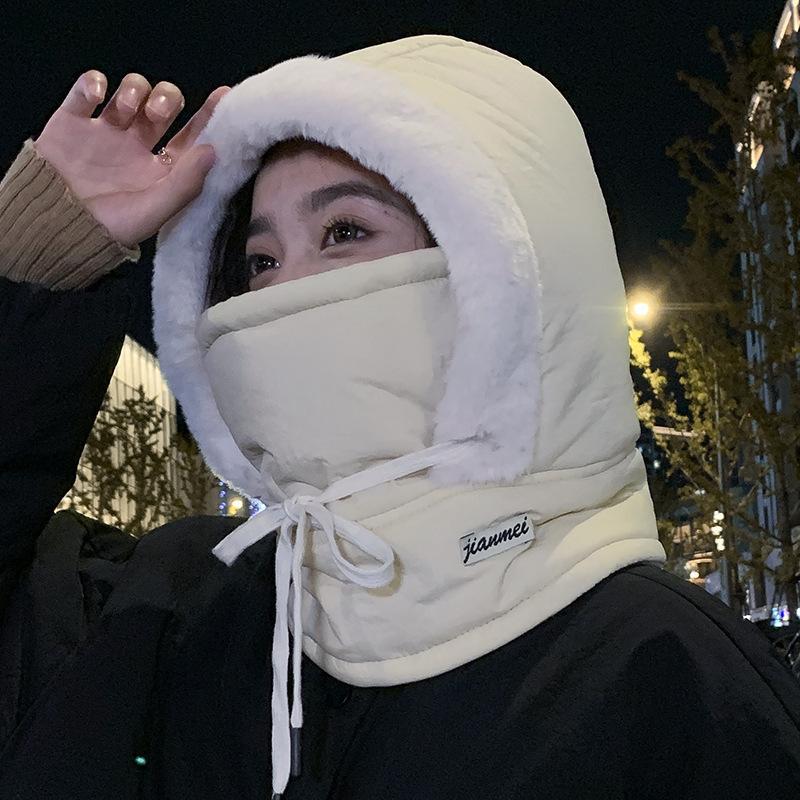 Winter Fleece Ear Protection Lei Feng Hat – Unisex Windproof Snow Cap for Outdoor Skiing, Cycling, and Cold Weather Warmth