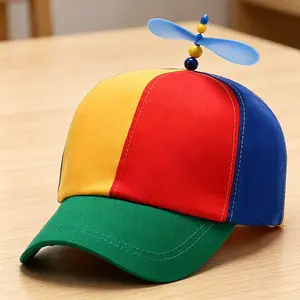 Adjustable Women's Propeller Baseball Cap - Colorful, Sun-Protective & Casual Polyester Hat for Spring/Fall Outdoor Activities & Beach Parties, Beach Hat