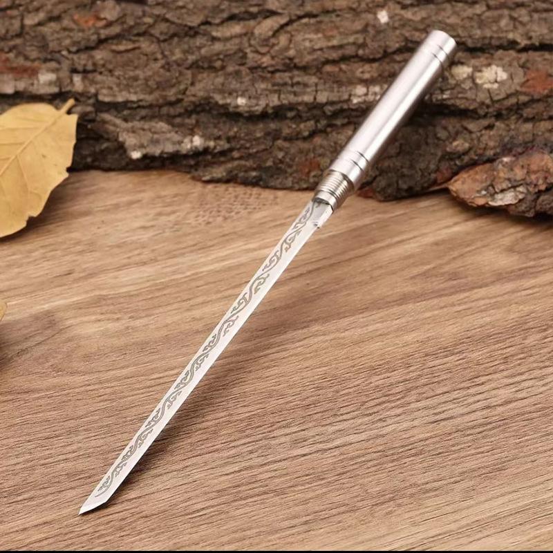 Stainless Steel Meat Knife 1 Piece Set with Blade and Handle, Durable Steak Knife, 1 Count Sheath, Thickened for Various Kitchen Uses Cutting Utensils